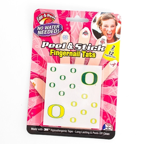 Classic Oregon O, Self Stick, Nail Decal